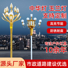 厂家led8米12米14米玉兰灯户外防水市政道路城市照明路灯中华灯
