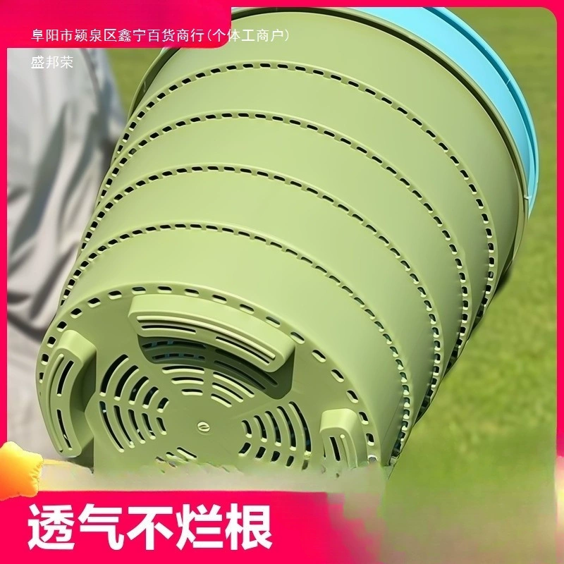 Кашпо для орхидей оптом, большие, дышащие, из утолщенного пластика, с защитой от гниения корней, для роз и гортензий,  Qingshan галлон.