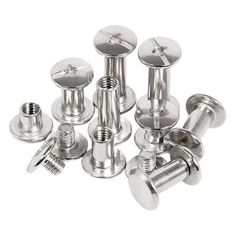 Ноготь ивы никелированный ребенок-мать заклепка стопорный винт ГК ногтей фотоальбом счет ногтей прикладом ребенок-мать ногтей M5 черный