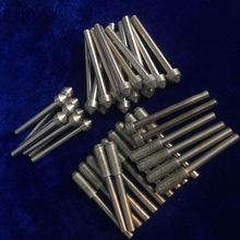 科美 圆柱钻石刀电镀金刚石螺纹磨头镀砂 钨钢玉石石材用CNC刀具