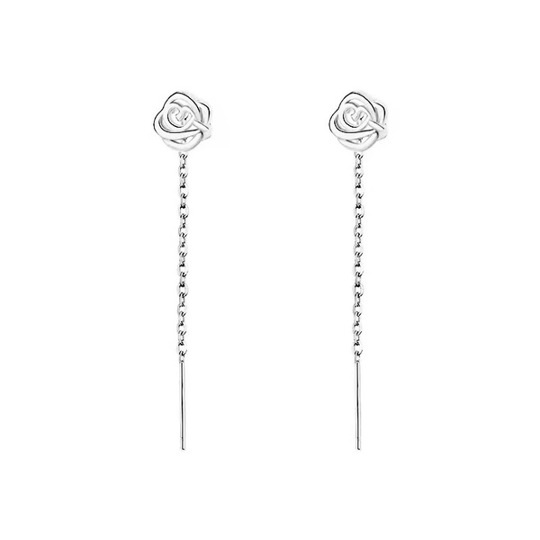 Platinum earrings