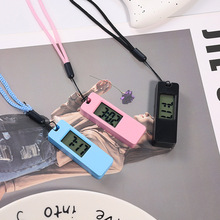 新款静音数字电子表学生钥匙扣表赠送礼品便携迷你小时钟