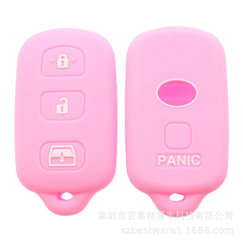Для 4Runner Sienna Sequoia Tacoma AvalonSolara силиконовый чехол для ключей от машины