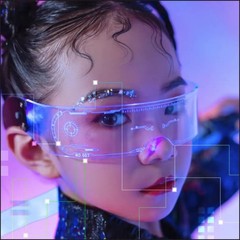 Led発光メガネサイバーパンククリスマス科学技術目の変色sfクールな震え音児童サングラス