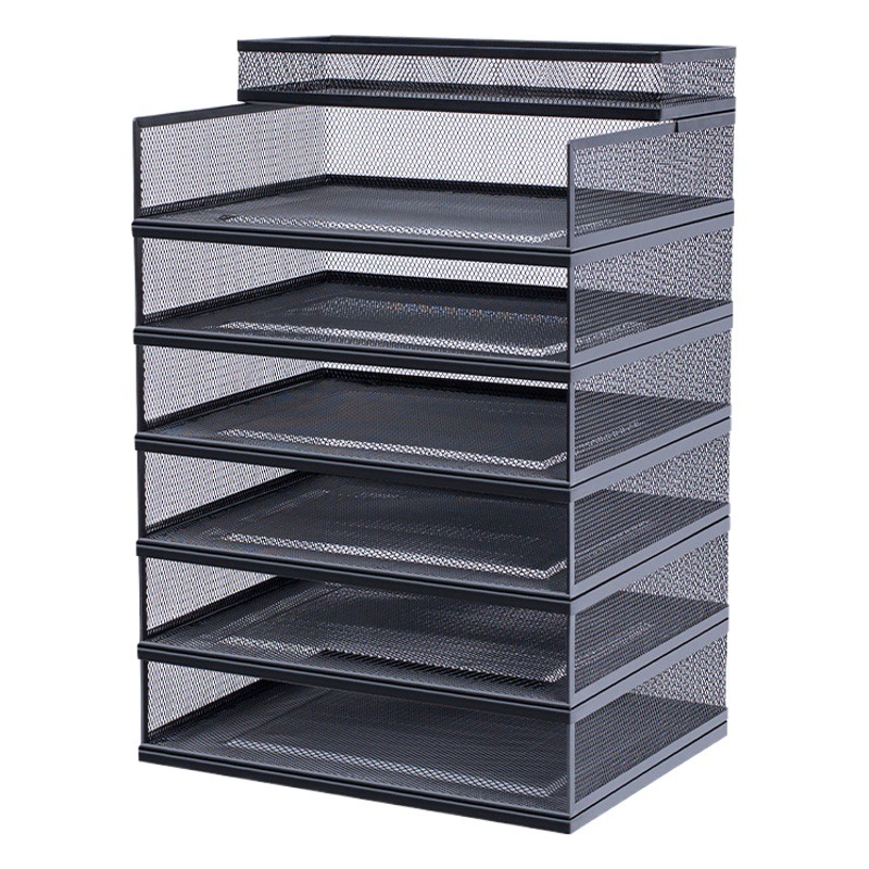 Офисная стойка для хранения настольных документов A4 информационный диск многослойный стек каркаса простых канцелярских принадлежностей Daquan Iron