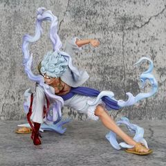 ワンピース 太陽神ニカ ルフィ 5速しゃがみ 2速フルーツ覚醒 白髪地を叩くルフィ アニメフィギュア