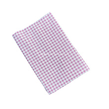 RI0Tins风 红色桔色紫色蓝色格子野餐布桌布地摊布棉麻材质拍照户