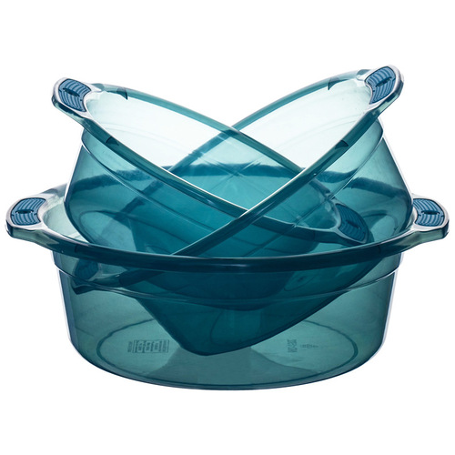 Thickened and deepened transparent basin household face wash basin large and small female student dormitory essential laundry foot basin