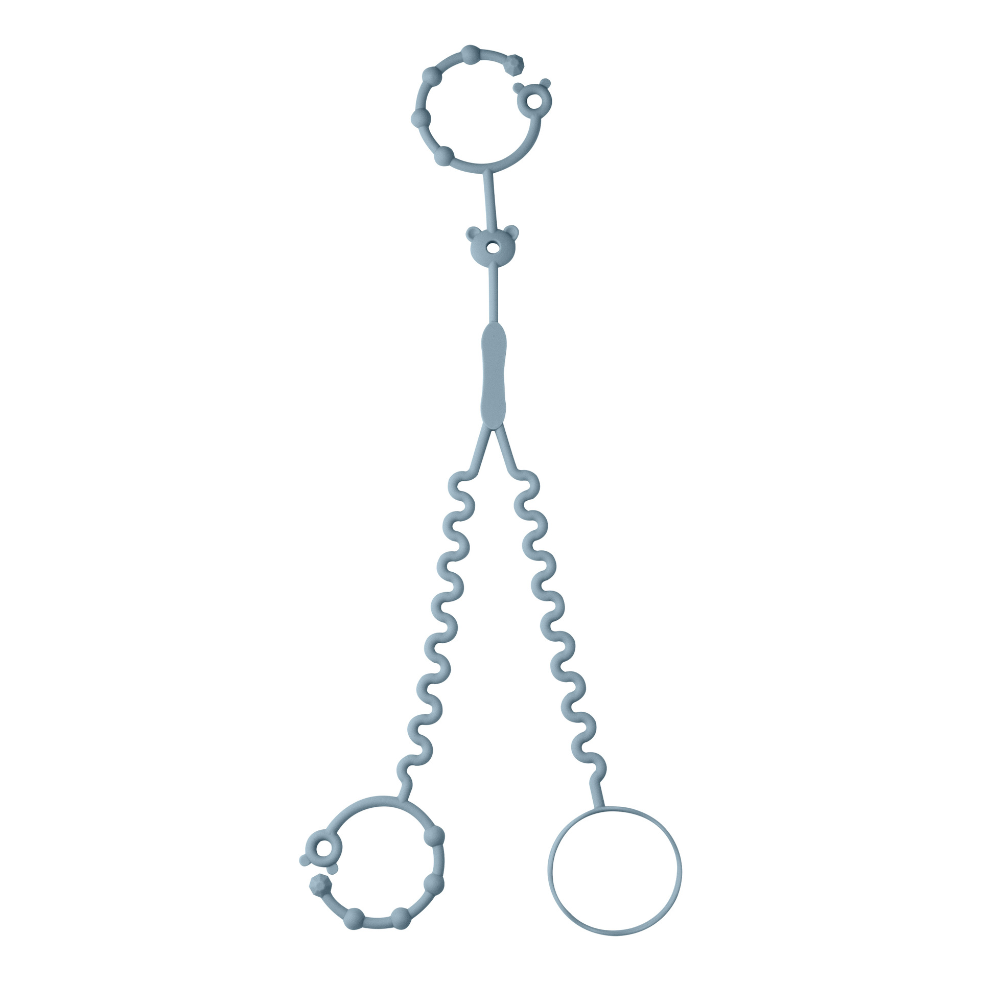 Cadena de silicona 2 en 1 para chupete y taza de bebé