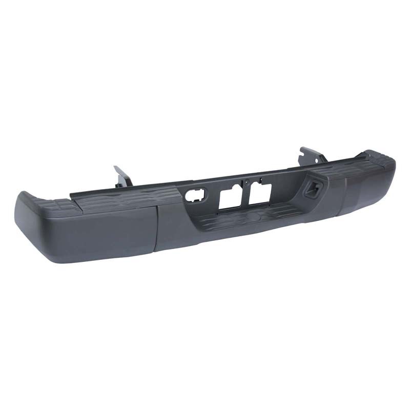 Adecuado para el parachoques trasero original de Toyota, negro Tundra sin agujero de radar, parachoques 2014-2021