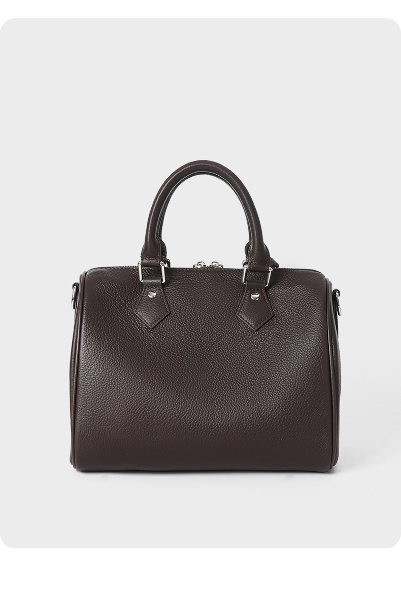 CHIKO Essa Leather Boston Bag Bowling Bag