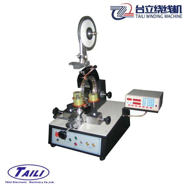 台立环型包胶带机 环形变压器包胶带机,大磁环环型电感包带机