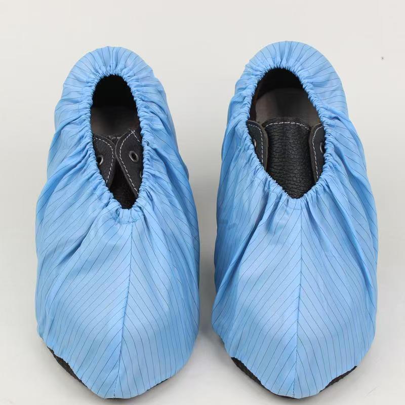 Anti-Static Cloth Shoe Covers with Soles, Thickened Non-Slip Shoe Covers, Can Be Washed Repeatedly, Laboratory Hospital Waterproof, Wear-Resistant and Washable Anti-Static Cloth Shoe Covers with Soles, Thickened Non-Slip Shoe Covers, Can Be Washed Repeatedly, Laboratory Hospital Waterproof, Wear-Resistant and Washable