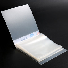 ins透明磨砂绑带相册大容量小卡册活页透明亮闪闪插页式迷你相册