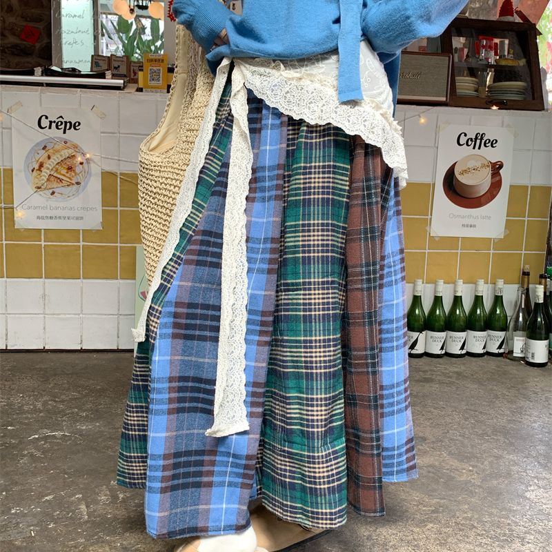 Early Spring South Korea Dongdaemun Retro Lace Lace Silk Scarf Turban Stacked Triangle Scarf Skirt Fart Curtain for Women