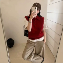 女式针织衫;女式马甲;吊带背心