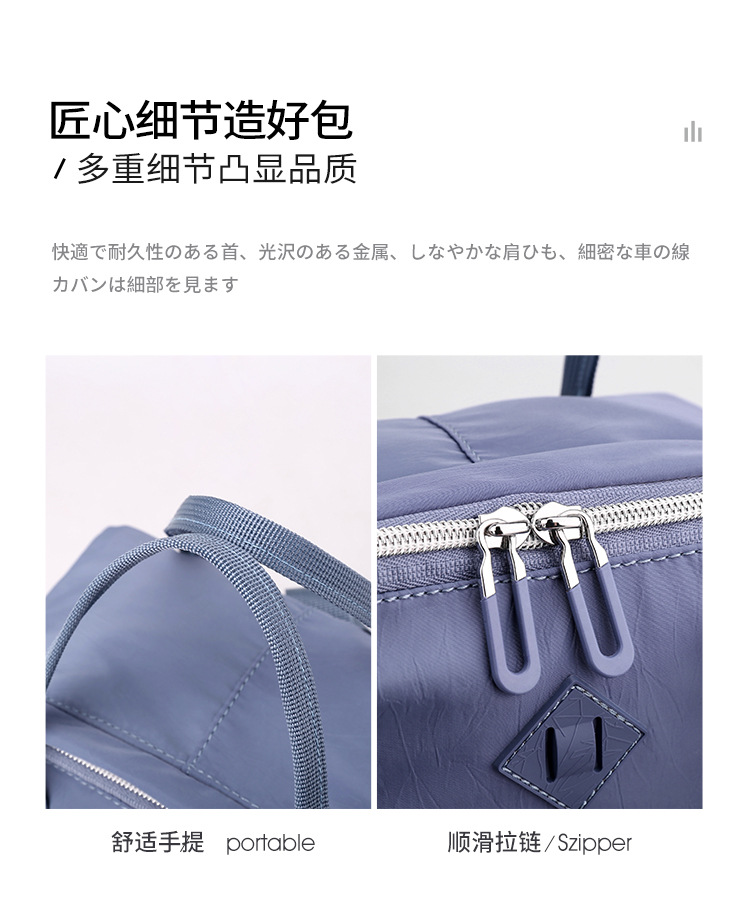 Spring 2025 new women's fashion trend backpack, large-capacity water-resistant backpack, outdoor travel handbag undefined