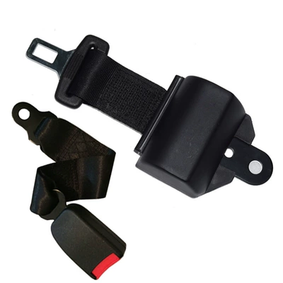 with Self-Locking Function, Car seat belt - fully-enclosed-retractor-30cm-webbing-base