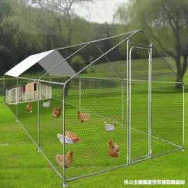 鸡棚搭建家用户外鸡舍防黄鼠狼鸡笼加密散养鸡舍仓库养鸡场全套鸭