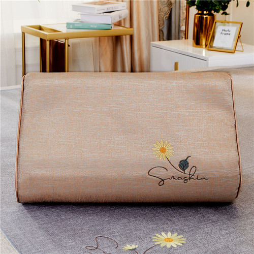 Summer Cool Pillow Mat Latex Pillow Memory Pillow Pillow Case Children's Ice Silk Pillow Case Single Pillow Core Case One Pack
