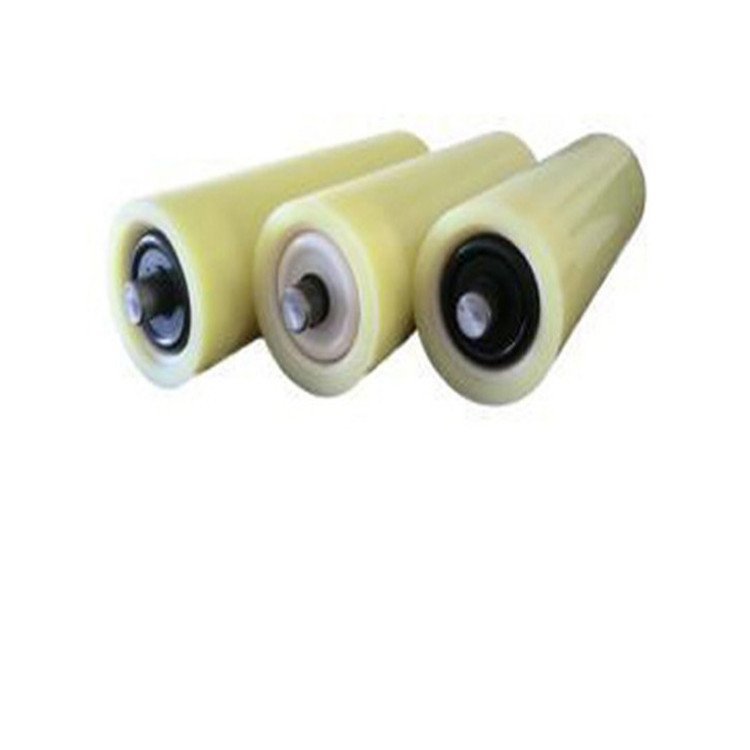 皮带输送机用尼龙托辊 矿山耐磨输送带配件 高分子