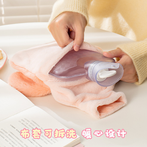 Sanrio hot water bottle filling handbag Melody water filling hot water bottle student and children plush cover removable and washable