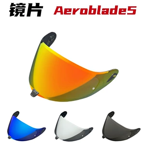 Yapon Aeroblade5/6, F17 motosiklet dəbilqəsi üçün elektrokaplama linza aksesuarları