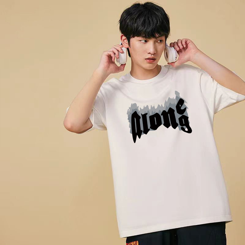 T-shirt de mangas cortas para hombres 2026 nuevo estilo de verano pareja chaqueta de hielo fresco estilo de puerto relajado transpirable T corta cómoda