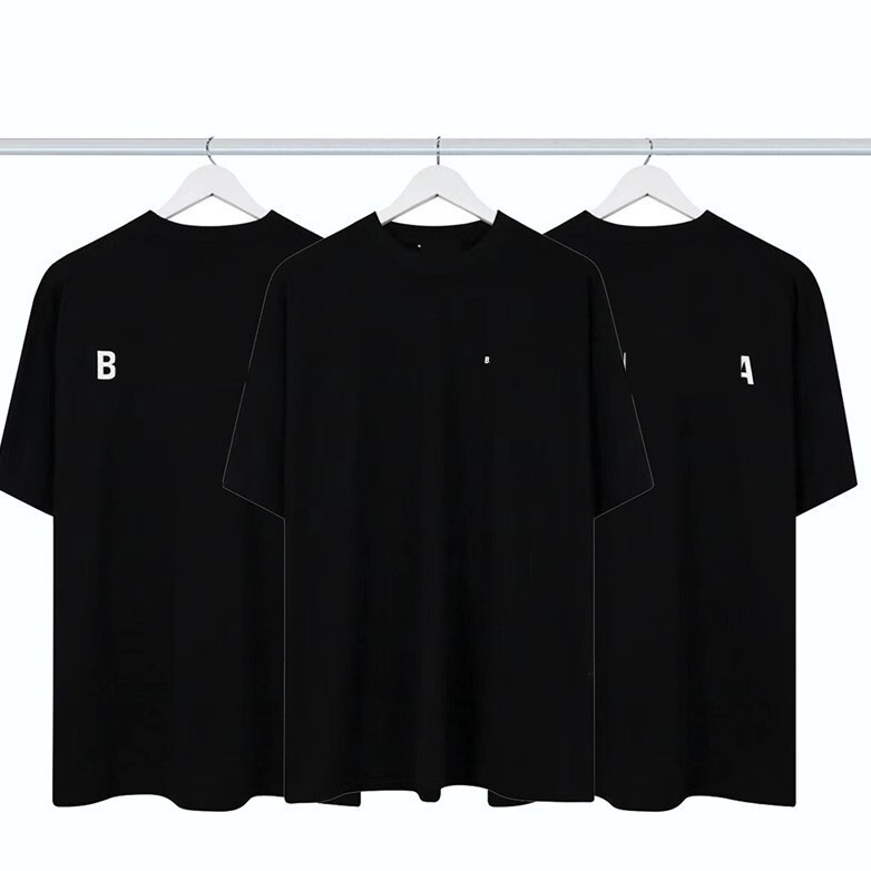 23ss New Round Neck Short Sleeve Casual Loose Men and Women Couple Top Trendy TEE Summer T-shirt