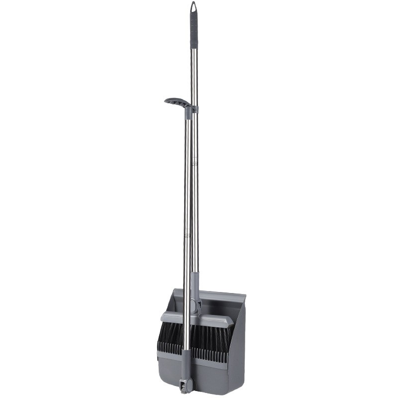 Household Broom Sets Folding Brooms And Dustpan Combinations Soft Bristle Brushes Broom Strips Non-Stick Hair Sweeping_voghion.com