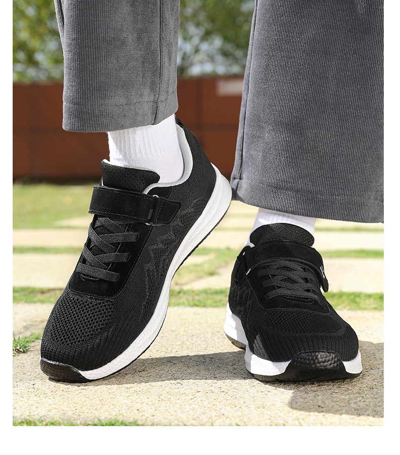 Cross-border Plus-size Breathable Walking Shoes, Lightweight Soft-soled Sneakers Middle-aged Men, Casual_vogvips.com