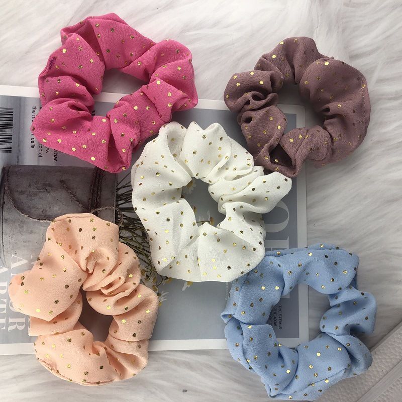 10g Weight Hair Tie Hair Accessories Type Simple Style Women's Solid Color Cloth Hair Tie