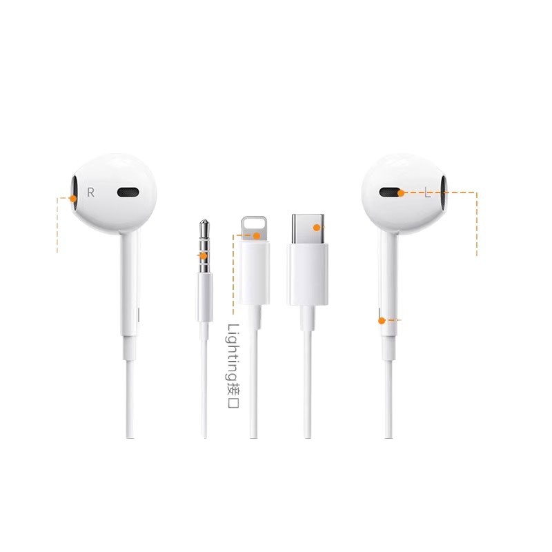 senhomtog官方正品適用蘋果有線耳機iPhone7/6/5/pro原max裝跨境 5