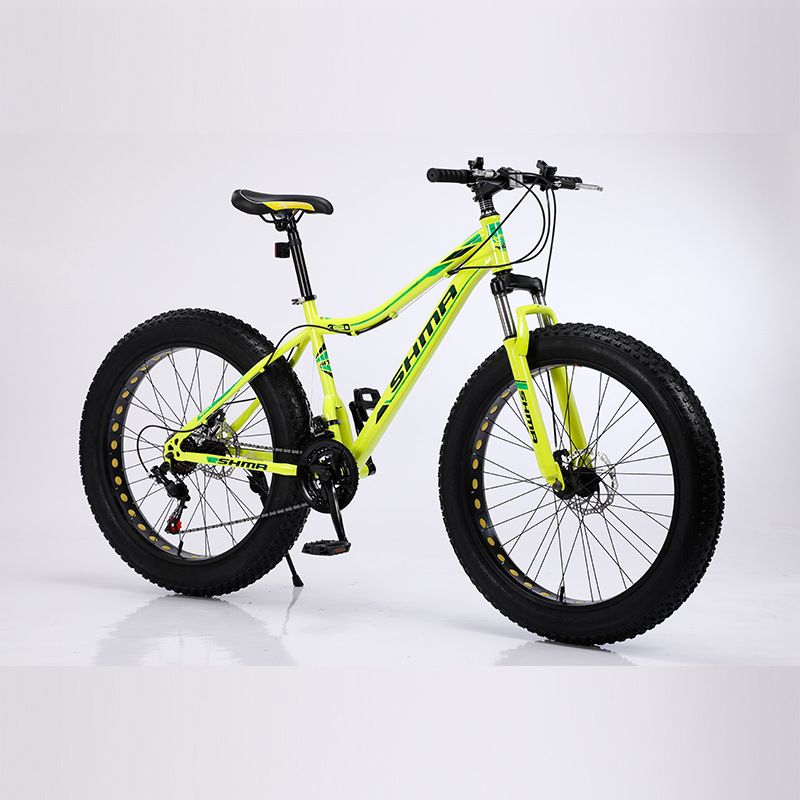 Bicicleta de playa de Sanheba 4.0 bicicletas de montaña con neumáticos de velocidad variable bicicletas de montaña de doble cilindro ciclismo de montaña a través de la nieve