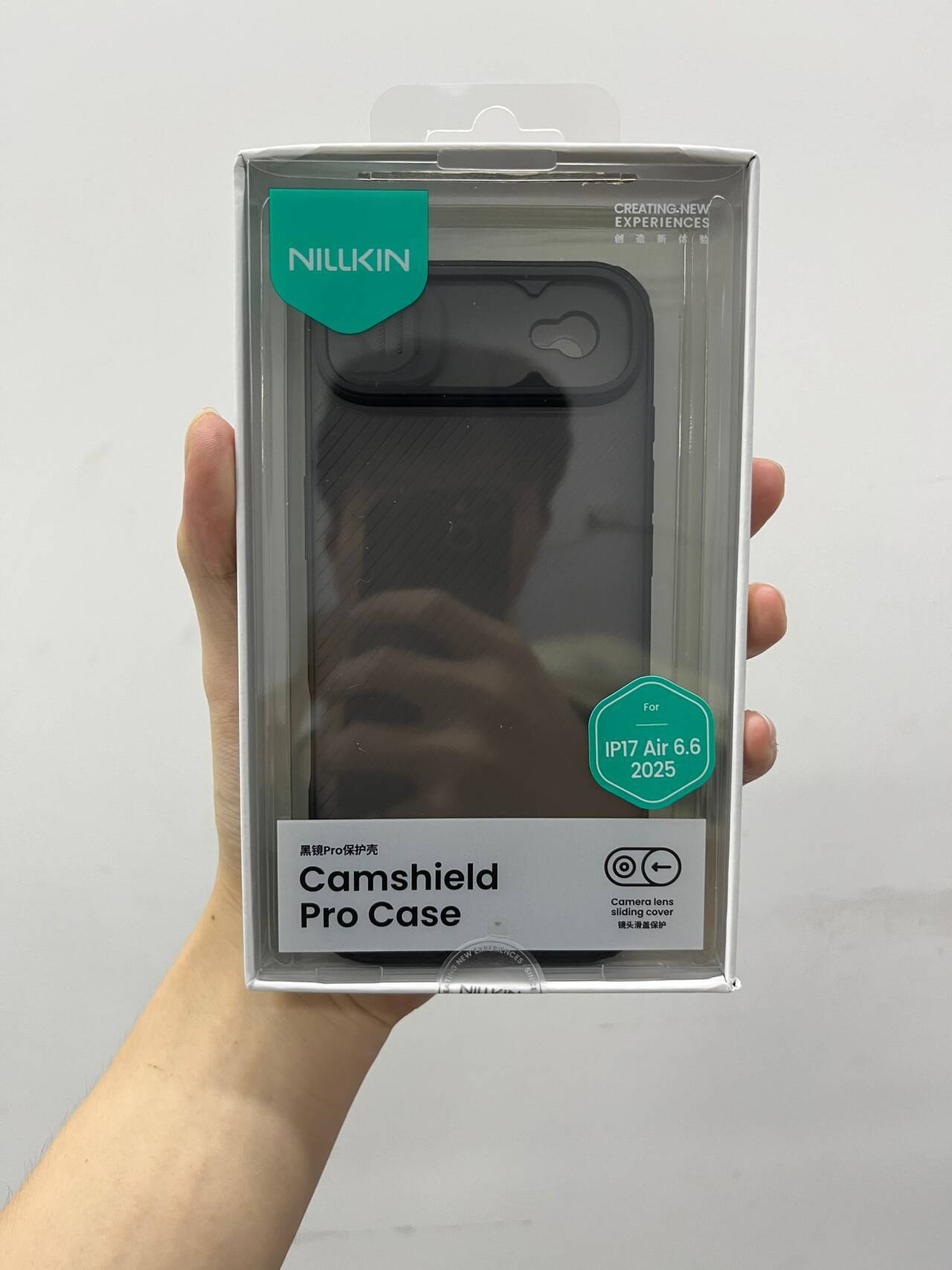 Ốp lưng Nillkin chống nhìn trộm, trượt che ống kính cho iPhone 17 Pro Max — Gương đen PRO Đen, Gương đen PRO Xanh, Gương đen PRO Titan Xám, Gương đen PRO Vàng chi tiết 26