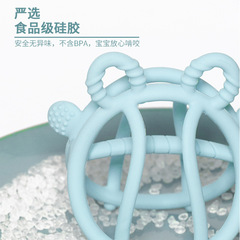 Origin Manufacturer Baby Silicone Teething Rattles Baby Chew Toys New Design Anti-Sucking Factory Wholesale