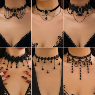 �W���羳�Ʒ �������ٽz�Ȧ�͹�choker ��ɫ�����Lˮ�����K��