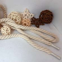 三股棉绳彩色米白手提绳装饰粗细尼龙编织捆绑绳子diy手工晾衣绳
