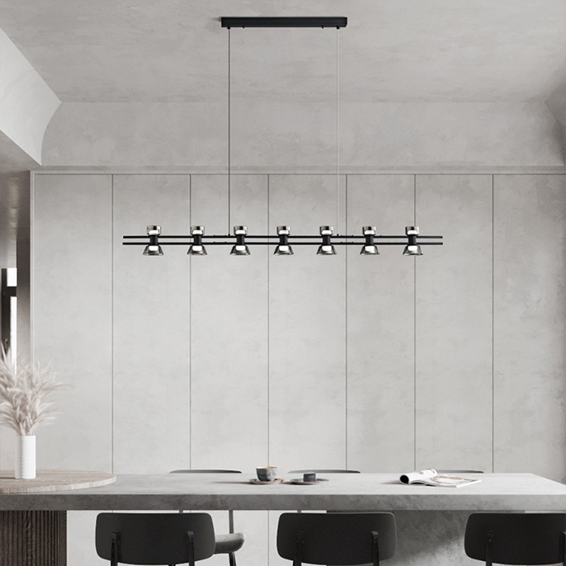 E-commerce suministro moderno minimalista restaurante candelabro minimalista diseñador italiano barra barra barra de vidrio de lámpara
