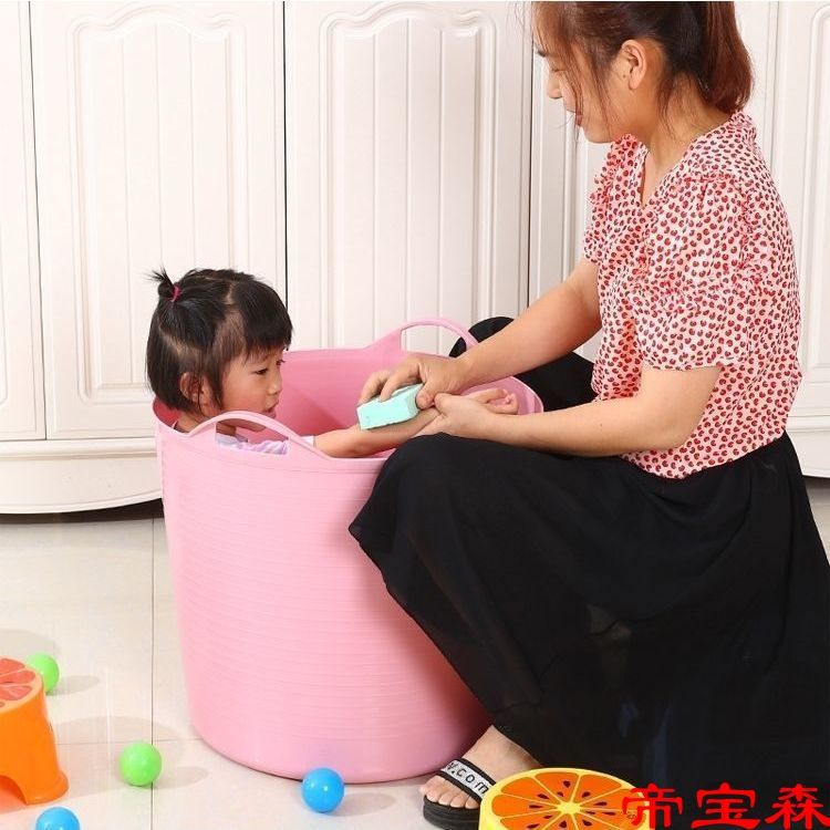 children Deep soaking baby baby Swimming barrel whole body take a shower Bath barrel Child household Bathtub