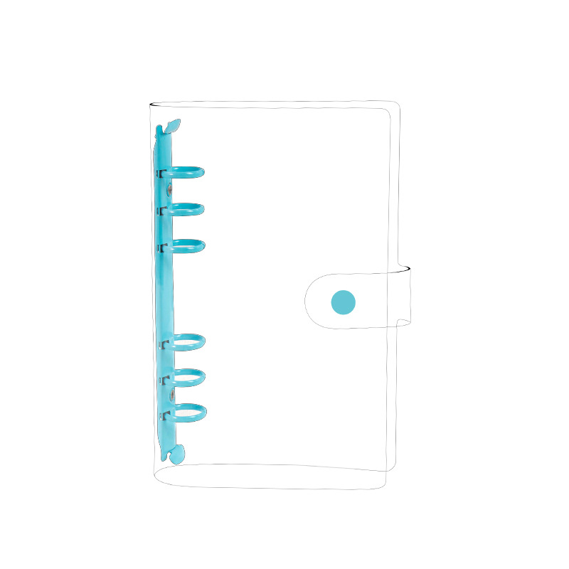 travel-theme-korean-style-macaron-candy-6-hole-a5a6-refillable-pvc-cover-album-journal-planner-transparent-pages-refill-notebook