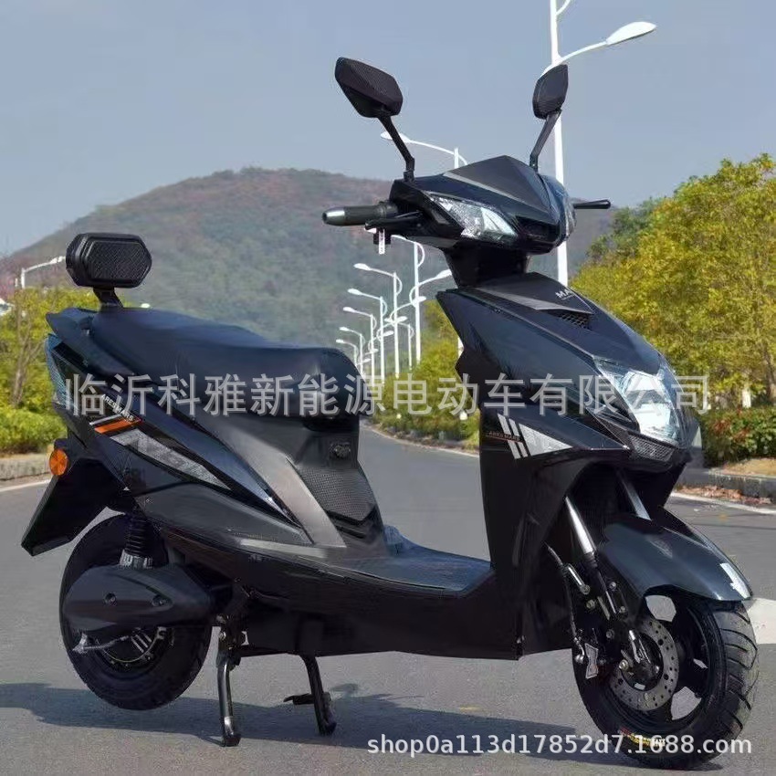Transfronterizo Shangling motocicleta eléctrica coche de batería pedal larga distancia Wang coche eléctrico adulto para llevar coche estudiantil image 5