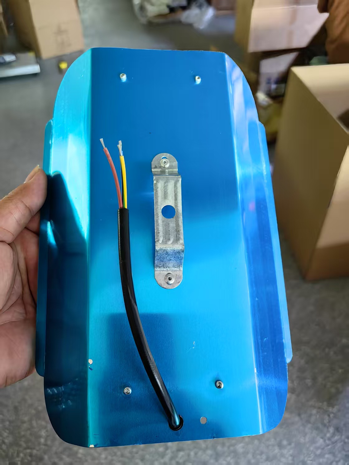 lámpara de aluminio LED 110v iluminación del sitio de construcción simple lámpara de proyección alta potencia alta luz al aire libre impermeable lámpara de aluminio al por mayor