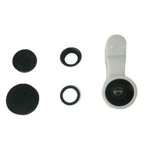 Plastic Acrylic Lens Three-in-One Lens 180 Fisheye Wide Angle Macro Phone External Lens