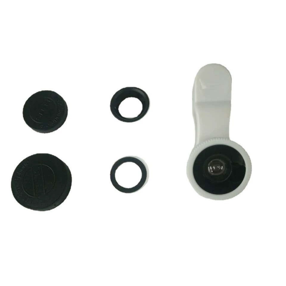 Полностью пластиковые акриловые линзы, объектив «три в одном», 180, широкоугольный макрообъектив «рыбий глаз», внешний объектив для мобильного телефона