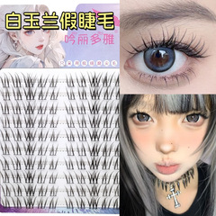 Yinli Duoya モクレン コミック 上まつげの根元がはっきりしていて、模造移植された目尻の長く長いキツネの斜めまつげ