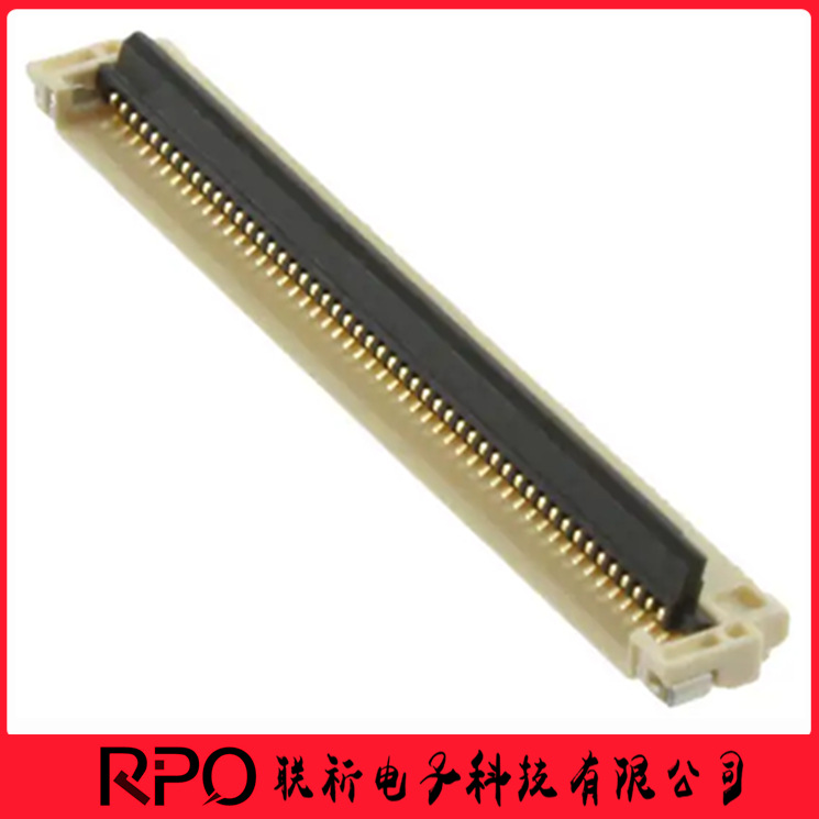 0512965094 51296-5094 512965094 0.5mm间距50P 翻盖下接 连接器