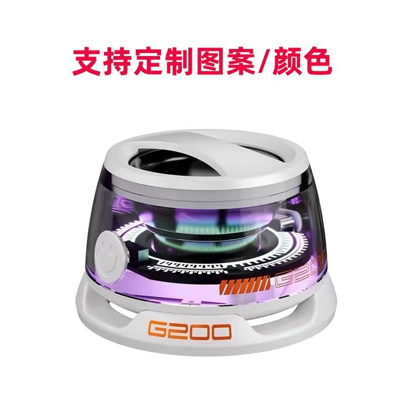 G200磁気吸着式Bluetoothスピーカー、ポータブル小型スピーカー、カラフルな雰囲気ライト、ミニサブウーファー、越境向けスピーカー
