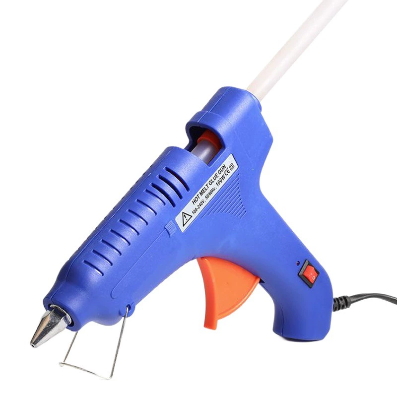 Прямые поставки с завода: термоклеевой пистолет 100 Вт с выключателем, регулируемый, 60 Вт/80 Вт/100 Вт, для изготовления образцов, пистолет для термоклея