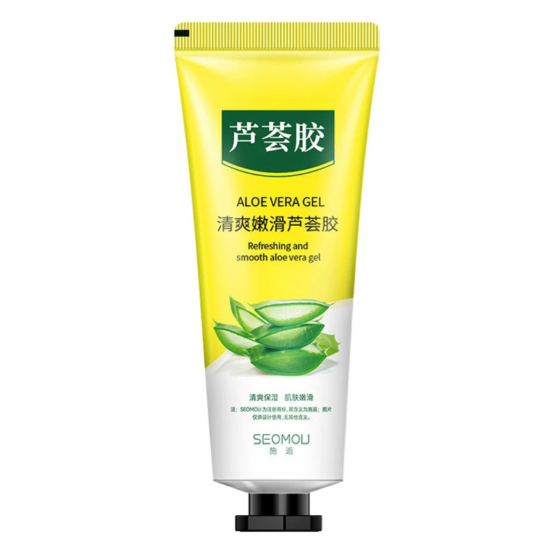 Освежающий и нежный клей алоэ вера увлажняет и увлажняет лицо алоэ вера после загара
